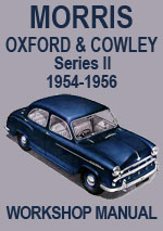 Morris Oxfrod and Cowley 1954-1956 Workshop Manual